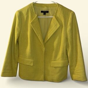 🌹ANN TAYLOR BRIGHT CHARTREUSE BLAZER